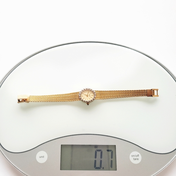 Wittnauer Women's Vintage Gold And Diamond Watch - Picture 6 of 8